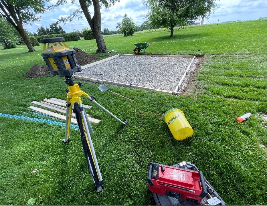 Concrete preparation and finishing work